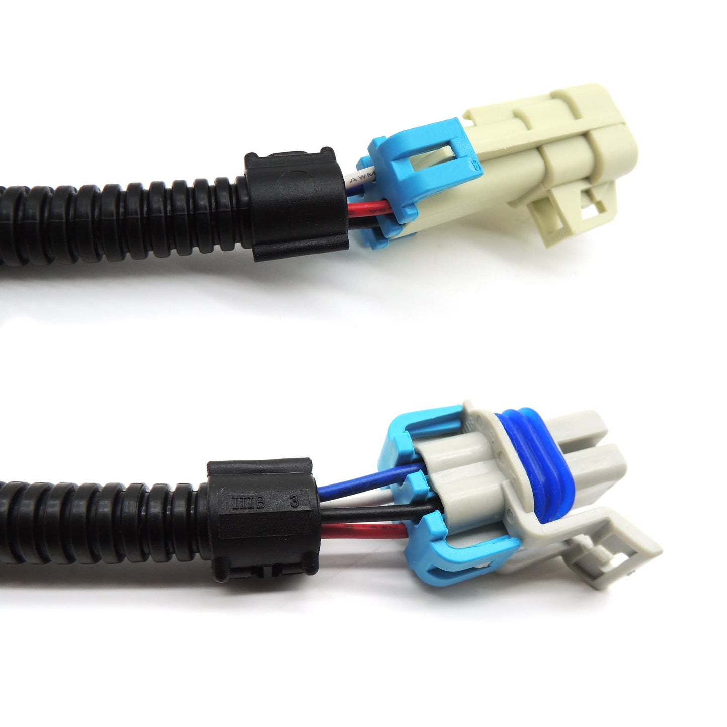 HiSport O2 Oxygen Sensor 24" Square 4 Pin LS1 LS2 O2 Wire Harness Gray 2PCS for LS1 LS2 LS3 LS6 LS7 O2 Sensor