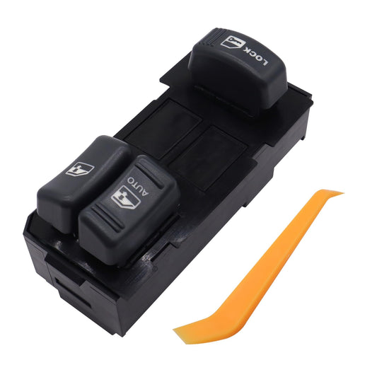 HiSport Door Lock Window Switch Control Driver Side - Compatible with 1995-2000 Chevrolet Chevy Tahoe S10 Blazer C/K 1500 2500 3500 GMC Yukon Sonoma Isuzu Hombre i-370 Replaces 15151356