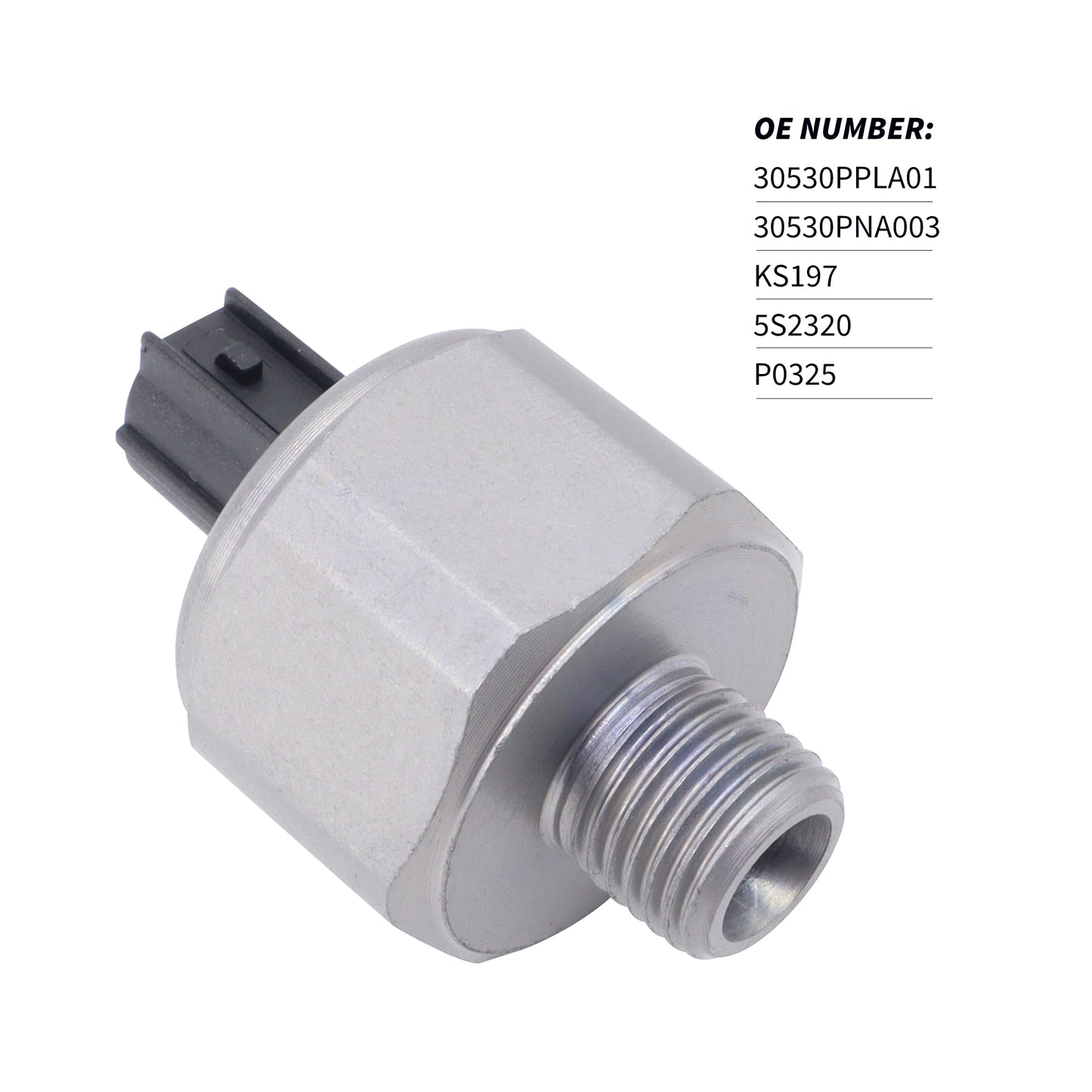 HiSport Ignition Knock Detonation Sensor 30530-PPL-A01 - Compatible with Acura RDX 2007-2012 TSX 2004-2008 RSX 2002-2006 Honda Element 2003-2011 CR-V 2002-2009 Accord 2003-2007 Civic 2002-2005