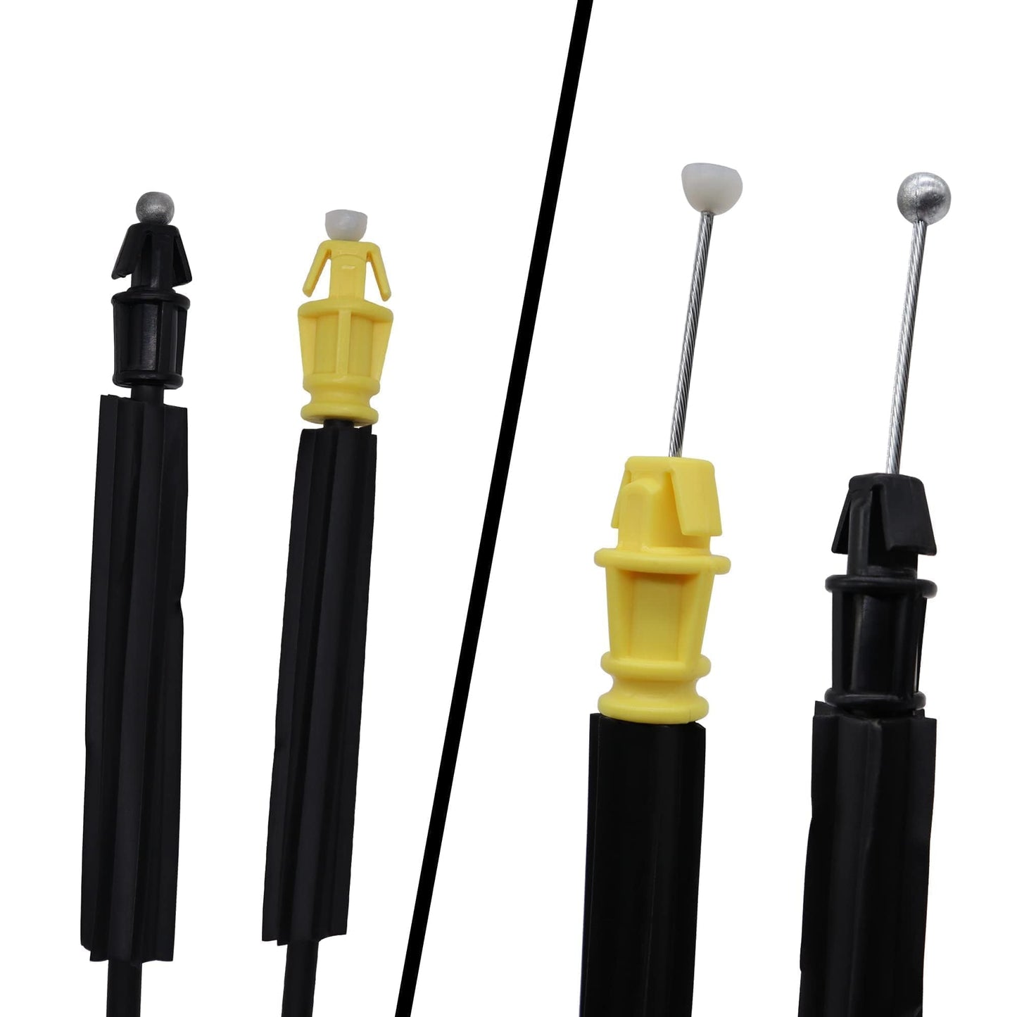 HiSport 31" Door Handle Latch Release Cable 924-367 22862026 - Compatible with Chevrolet Cheyenne Silverado 1500 2500 3500 GMC Sierra 1500 2500 3500 - Replaces 25876385 25876386