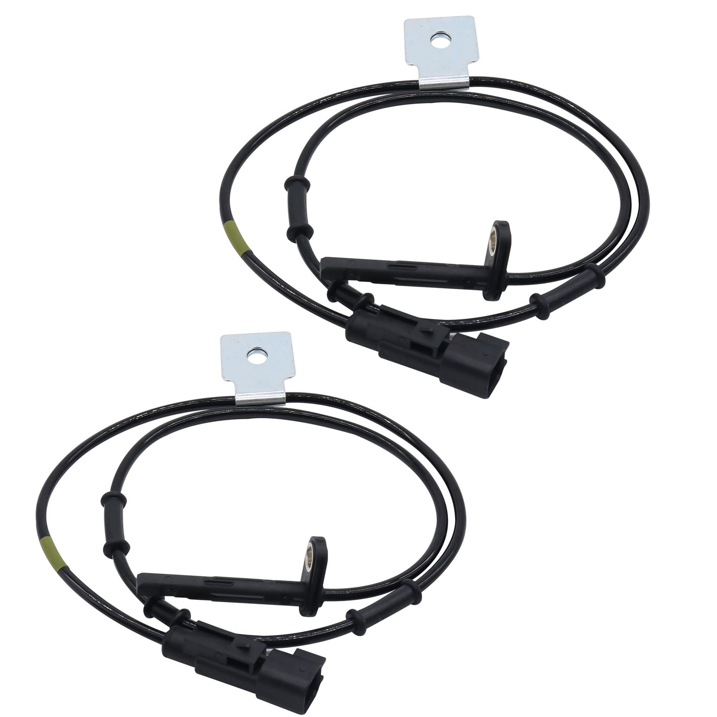 HiSport Front Left ABS Wheel Speed Sensor ALS2199 20811372 2PCS Compatible with Chevrolet Equinox LS LT 2010-2017 Replacement for GMC Terrain SLE SLT