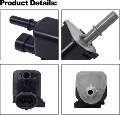 HiSport 214-1680 Vapor Canister Purge Solenoid Valve - Compatible with Chevy Silverado Tahoe Malibu GMC Sierra Yukon Envoy Suburban Pontiac Buick 2004-2020 - replaces 12597567