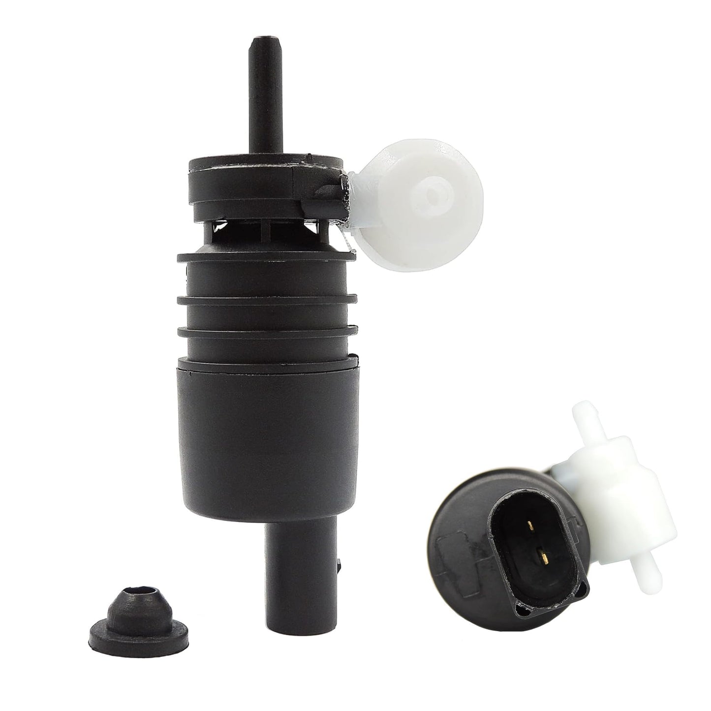 HiSport 11-613 Windshield Washer Pump - Wiper Washer Fluid Pump Compatible with Jeep Dodge Chrysler Volkswagen Audi BMW Chevrolet Ford 1998-2021