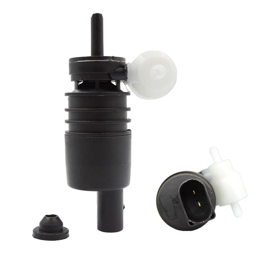 HiSport 11-613 Windshield Washer Pump - Wiper Washer Fluid Pump Compatible with Jeep Dodge Chrysler Volkswagen Audi BMW Chevrolet Ford 1998-2021