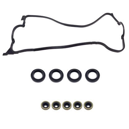 HiSport VS50500R Engine Valve Cover Gasket Set - Compatible with Honda 1992-2000 Civic 1.6L 1993-1997 Civic del Sol 1.6L