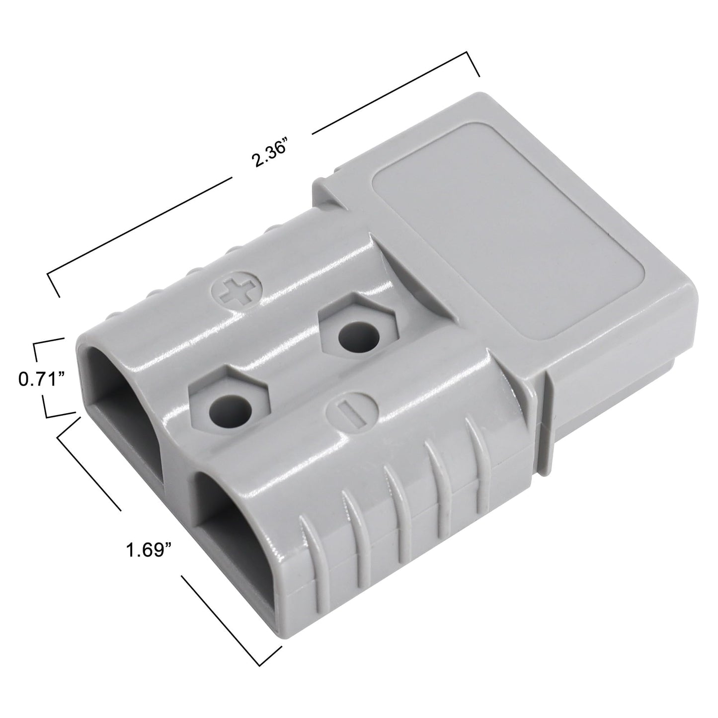 HiSport 120A Battery Quick Connect 120Amp 600V Compatible with Anderson Connector Plug, Battery Quick Disconnect Kit, Winch Quick Connect Wiring 2PCS