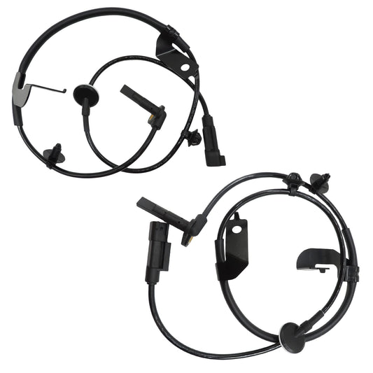 HiSport 5105573AB 2PCS Front L/R ABS Wheel Speed Sensor - Compatible with Jeep Patriot Compass 2007, 2008, 2009, 2010, 2011, 2012, 2013, 2014, 2015, 2016, 2017, Dodge Caliber 2007-2012