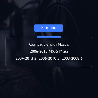 HiSport PCV Valve - Compatible with Mazda 2006-2015 MX-5 Miata 2004-2013 3 2006-2010 5 2003-2008 6 - Replace 045-0371 L32513890A LF1313890