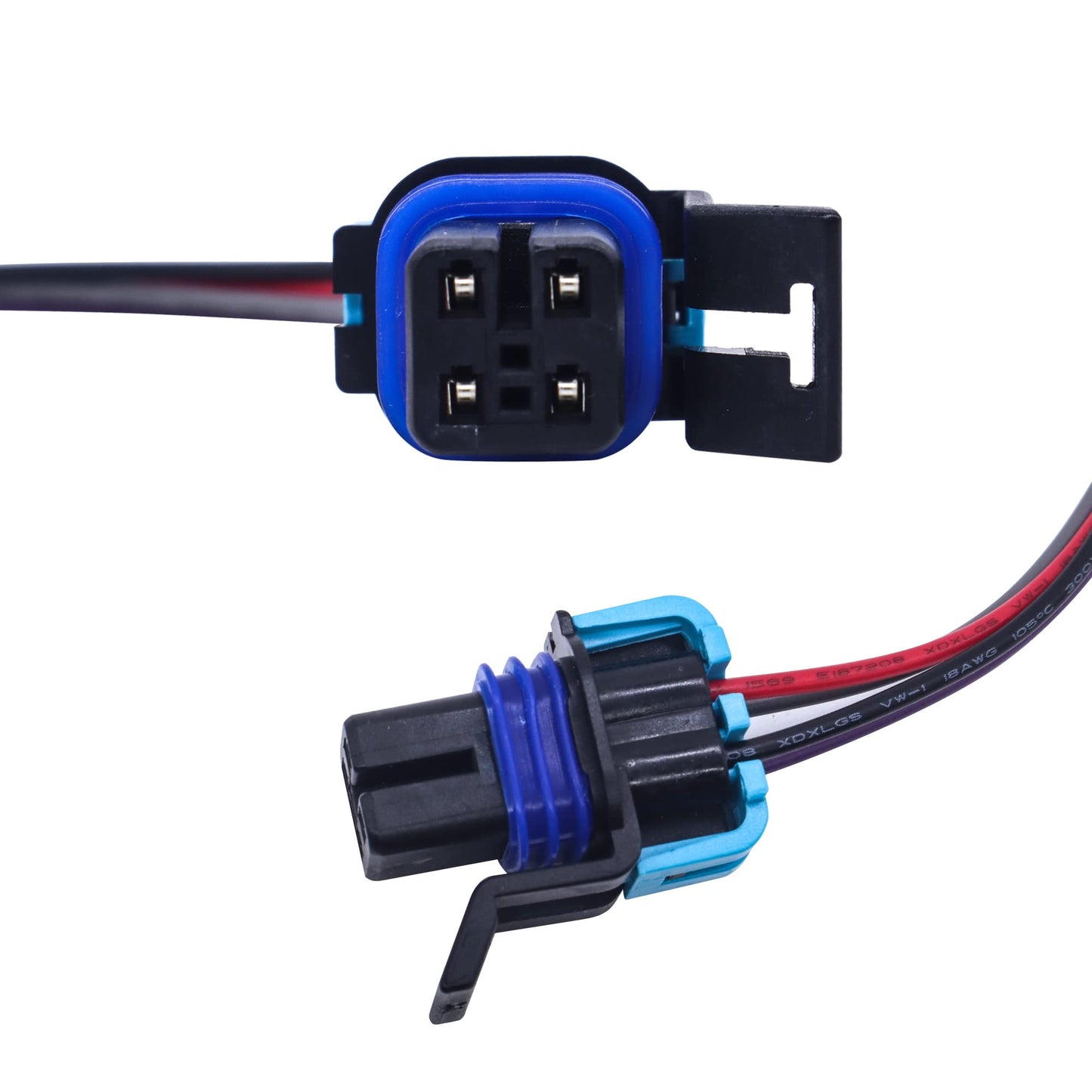 HiSport Multi Purpose Electrical Pigtail for Fuel Pump for O2 Sensor 4-Way Female Wiring Harness Connector Replace PT2054,15305876,12167154,15305876,88988598