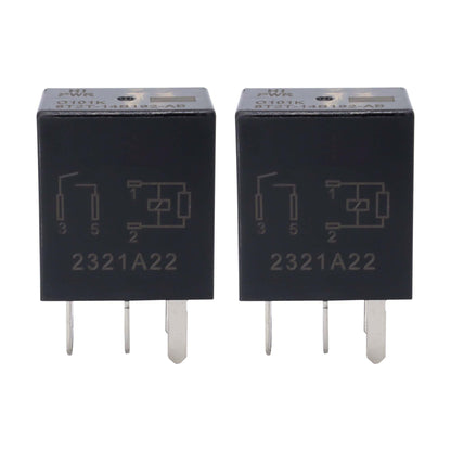 HiSport Relay 8T2T-14B192-AB 12VDC 4 Pins Plug-in Automotive Relay Compatible with Ford, 2PCS