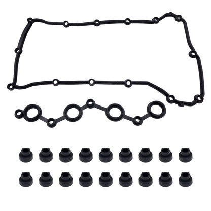 HiSport Engine Valve Cover Gasket - Compatible with Chrysler 200 Sebring Compatible with Dodge Journey Avenger Caliber Compatible with Jeep Compass Patriot 1.8L 2.0L 2.4L 2007-2016 - Replace VS50698R