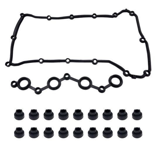 HiSport Engine Valve Cover Gasket - Compatible with Chrysler 200 Sebring Compatible with Dodge Journey Avenger Caliber Compatible with Jeep Compass Patriot 1.8L 2.0L 2.4L 2007-2016 - Replace VS50698R