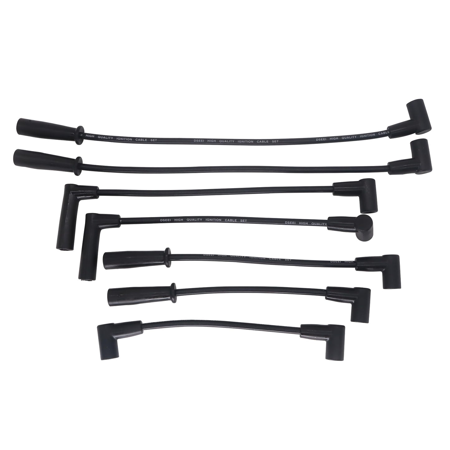 HiSport Spark Plug Wire Set 671-6128 Compatible with Jeep Wrangler Cherokee Grand Cherokee 1991-1999 4.0L 6 CYL Replacement for 6716128