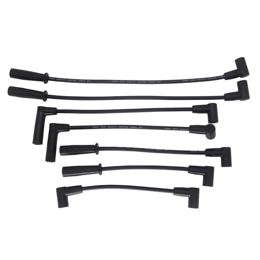 HiSport Spark Plug Wire Set 671-6128 Compatible with Jeep Wrangler Cherokee Grand Cherokee 1991-1999 4.0L 6 CYL Replacement for 6716128