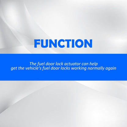 HiSport Fuel Door Lock Actuator - Compatible with Hyundai Santa Fe 2013-2018 Santa Fe XL 2019 Replaces 81590-B8000