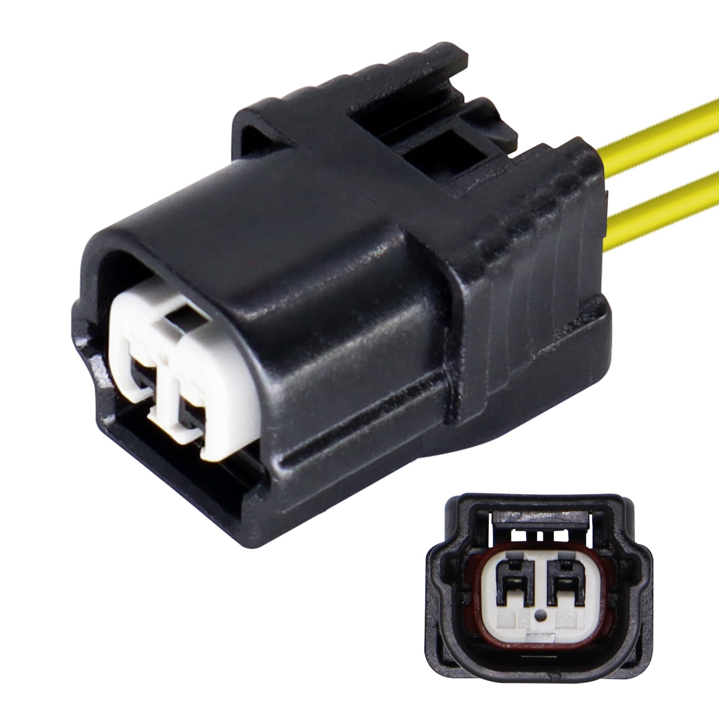 HiSport Coolant Temperature Sensor Connector Repair Harness Compatible with Honda Accord Civic Acura 2006-2024 Temperature Sensor Connector Pigtail Replace 04320-SAA-A00 37870-RWC-A01