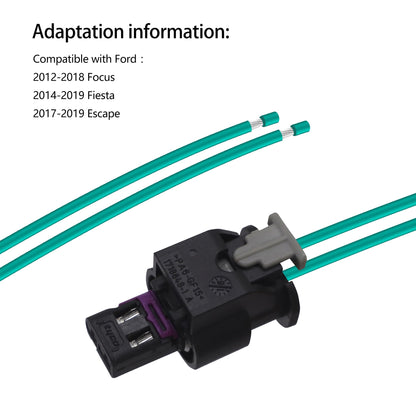 HiSport WPT-1648 Battery Current Sensor Connector Compatible with Ford Focus 2012-2018 Fiesta 2014-2019 Escape 2017-2019