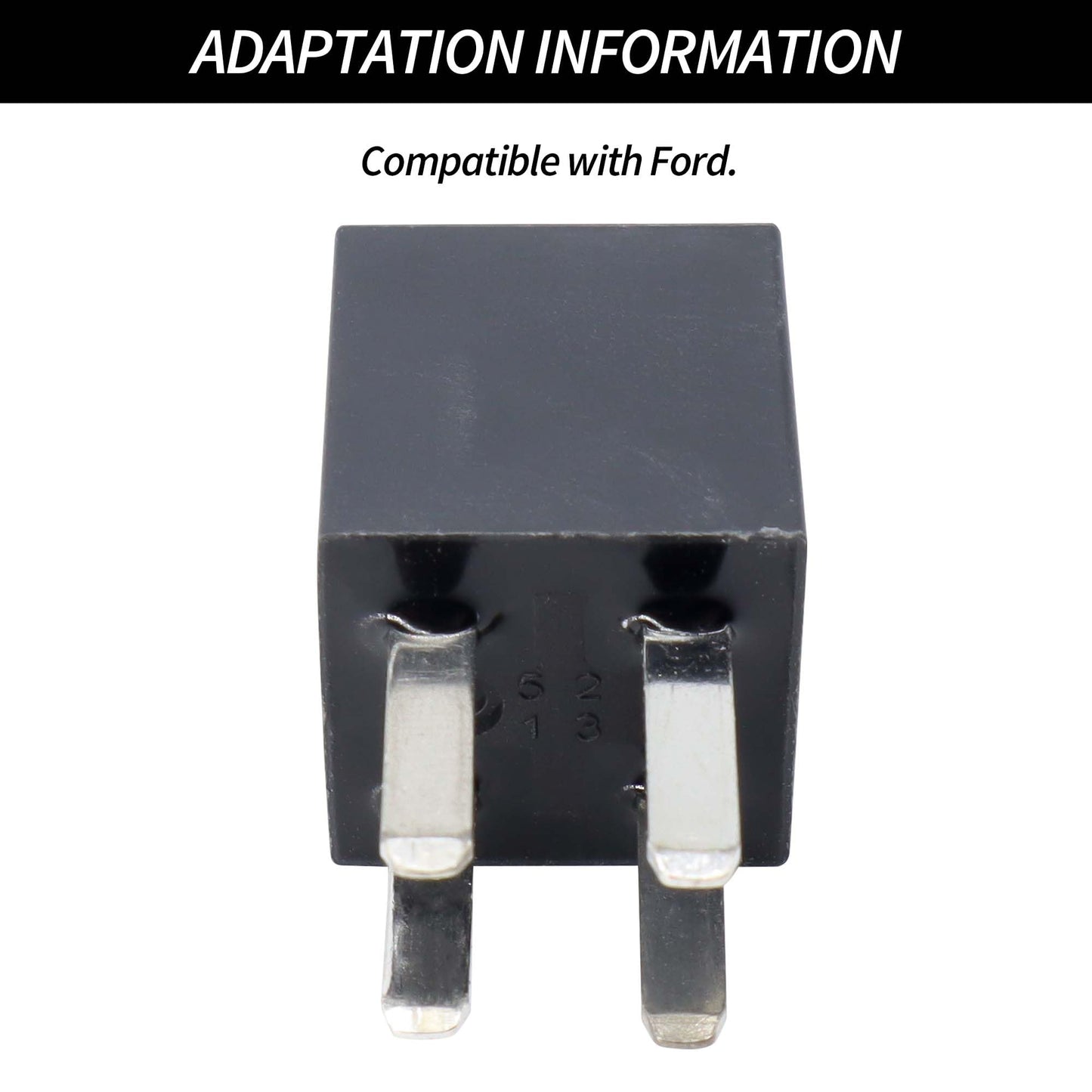 HiSport Relay 5L3T-AA 8T2T-CA 4 Pins 12VDC 20A Automotive Oil Pump Starting Relay Compatible with Ford Lincoln Mercury, 2PCS