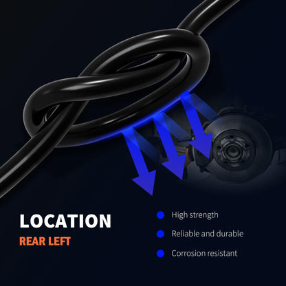 HiSport ABS Wheel Speed Sensor Rear Left Replacement for Chrysler 300,Compatible with Dodge Challenger Charger 2015-2020 RWD Replaces 4779643AB, 4779643AD