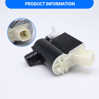 HiSport 98510-2v100 Windshield Wiper Pump - Compatible with Hyundai Santa Fe XL 2019 Santa Fe 2013-2018