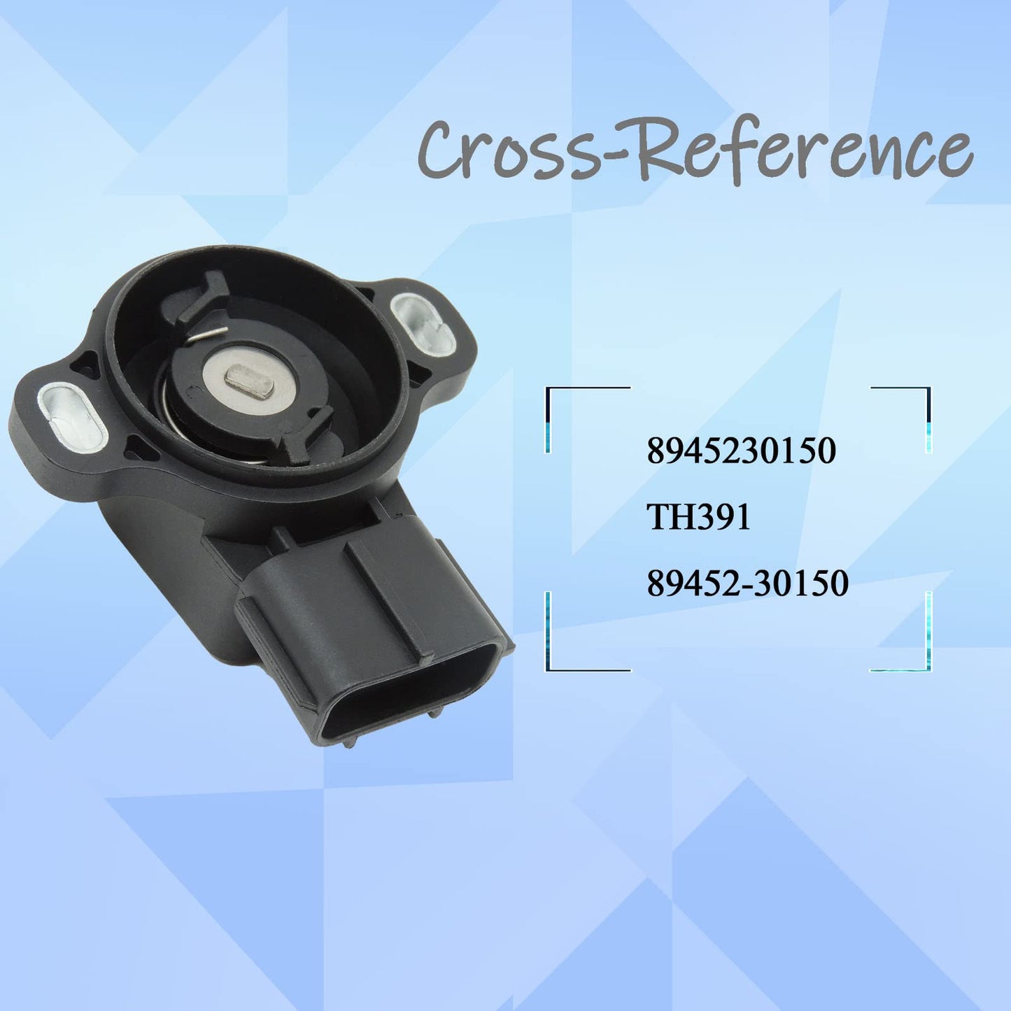 HiSport 8945230150 TPS Throttle Position Sensor - Compatible with Lexus ES300 GS300 GS400 GS430 IS300 LS400 LS430 LX470 SC300 SC400 SC430 Toyota Camry Prius Sequoia 2004 TPS Body Sensor