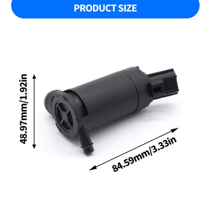 HiSport 7R33-17664-DA Windshield Washer Pump - Compatible with Ford F100 E350 E450 F650 F750 Ranger Mustang Focus Sable Windstar Taurus Freestar Escape 1997-2017