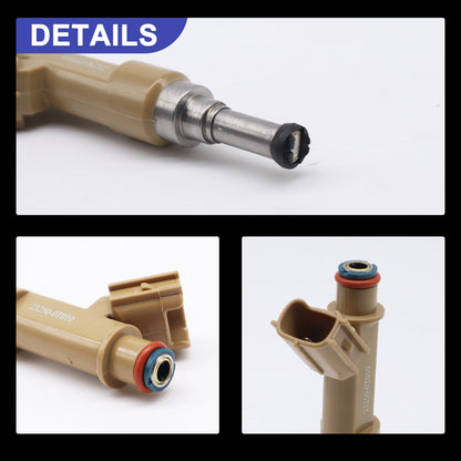 HiSport Fuel Injectors - Compatible with Scion Toyota Replaces FJ1068 23250-0T010 23209-0T010 23209-09140