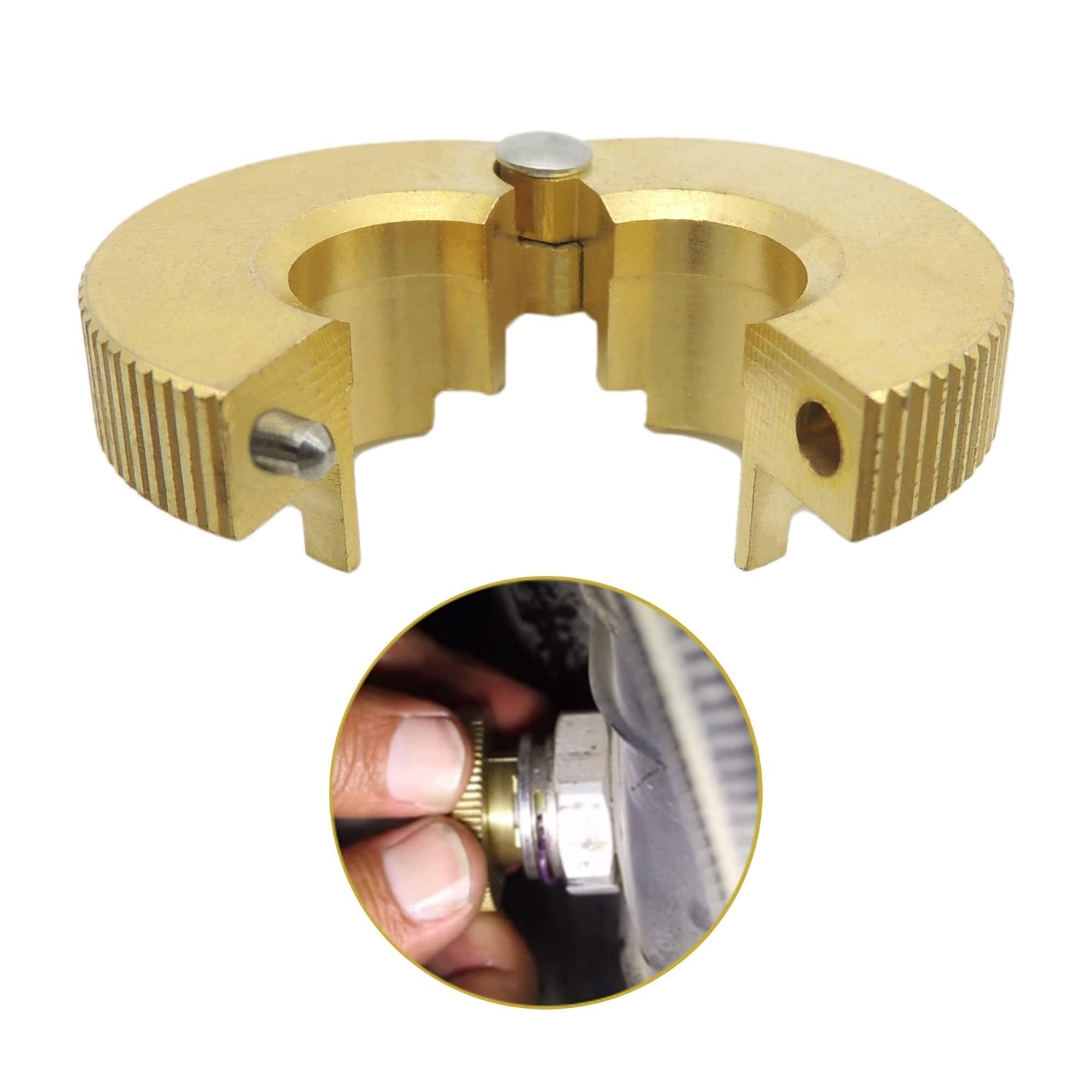 HiSport 3/8" Low Profile Disconnect Tool 22930 - Compatible with 3/8 Inches Jiffy-tite Fitting Found On Oil Cooler Lines for Transmissions Radiators