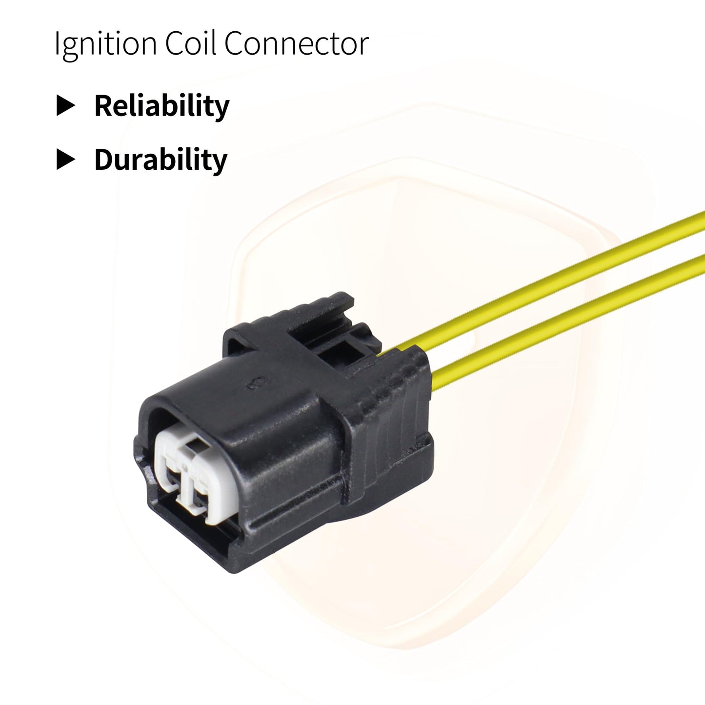 HiSport Coolant Temperature Sensor Connector Repair Harness Compatible with Honda Accord Civic Acura 2006-2024 Temperature Sensor Connector Pigtail Replace 04320-SAA-A00 37870-RWC-A01