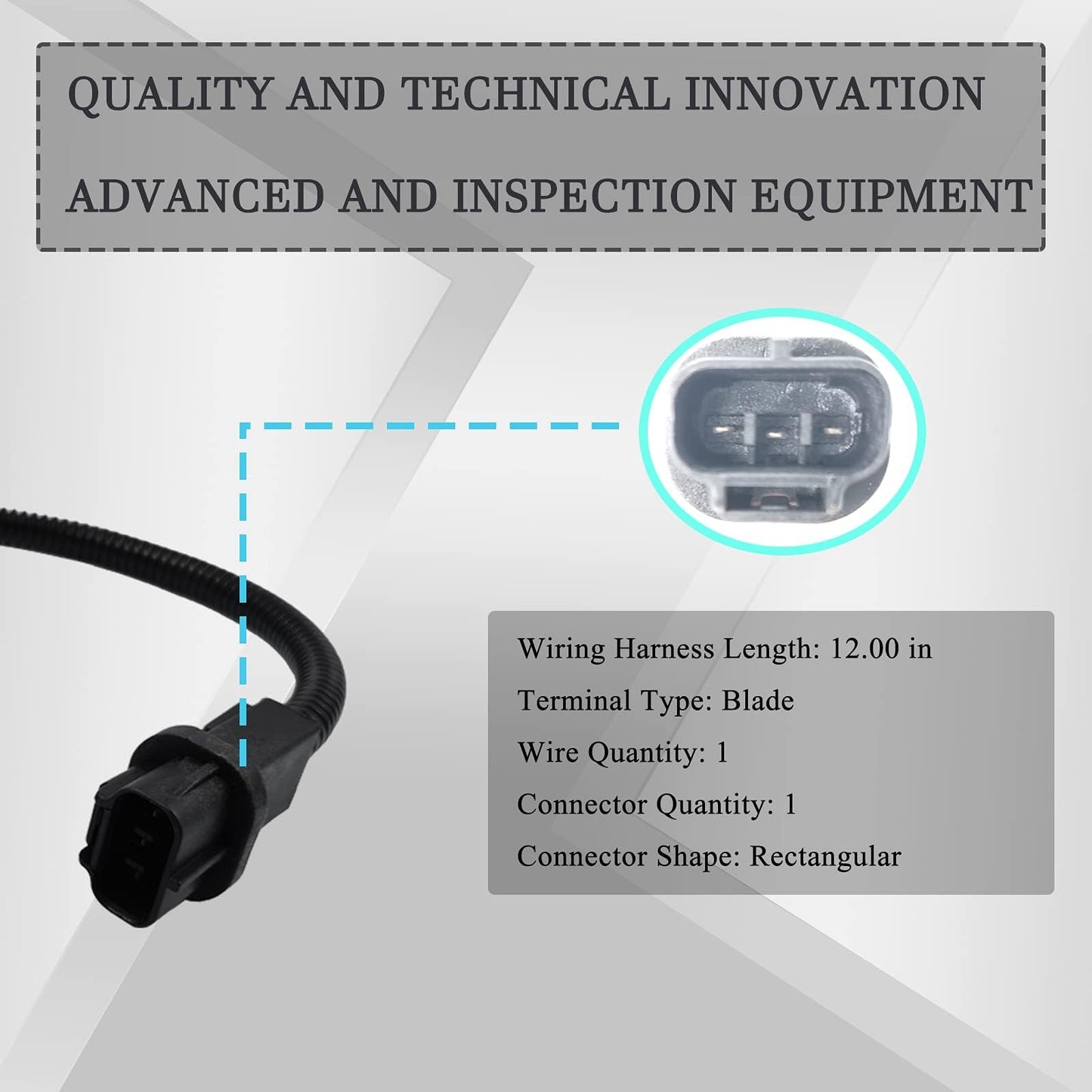 HiSport 56027869AC Crankshaft Position Sensor Compatible with Jeep Grand Cherokee 1997 1998 1999 2000 2001 2002 2003 2004, Jeep Wrangler 1997-2002 Replace 4897321AA, 4897321AB, 56027868AC