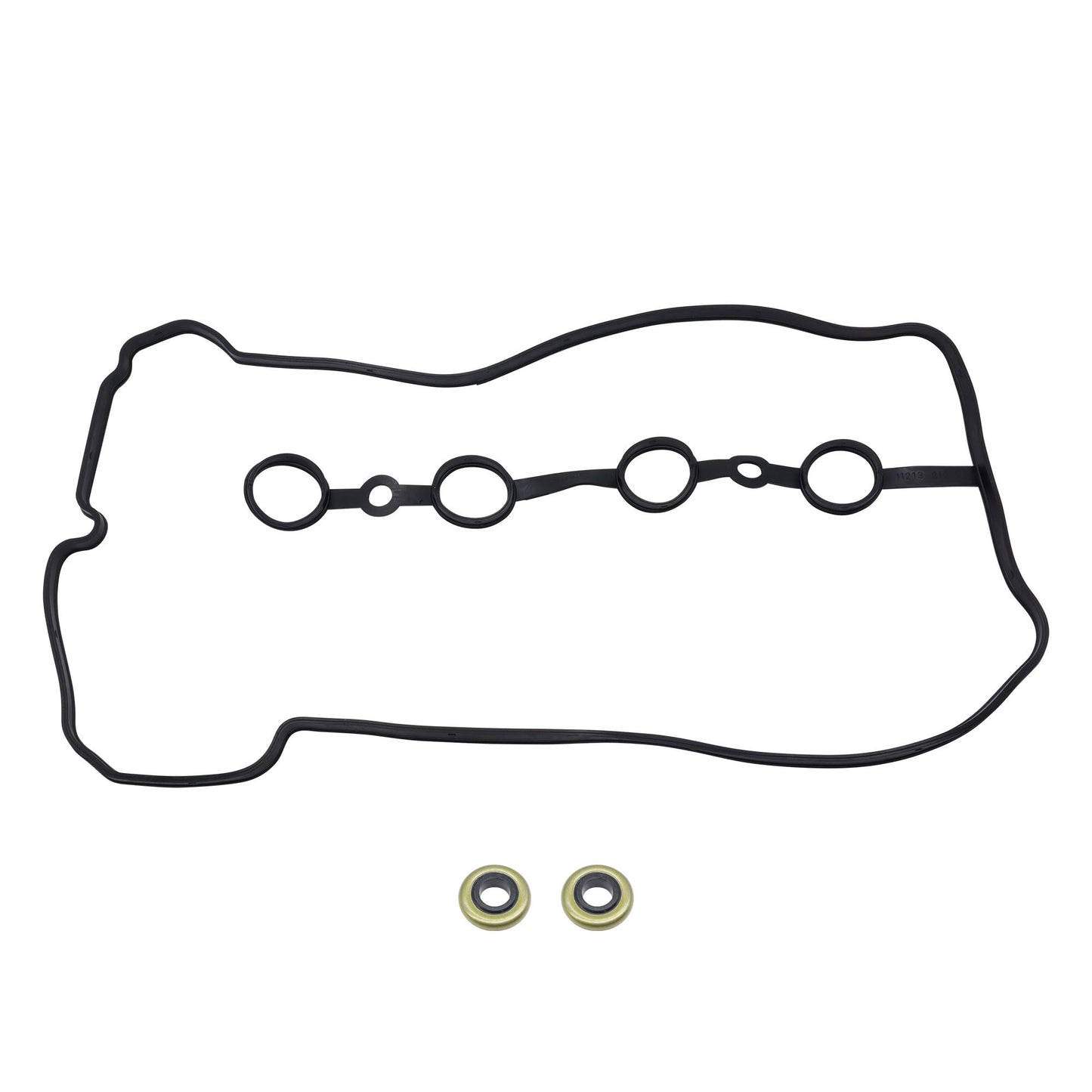 HiSport Valve Cover Gasket Set - Compatible with Scion 2004-2006 xA 2004-2006 xB Compatible with Toyota 2000-2005 Echo 2001-2009 Prius 2012-2019 Prius C 2006-2019 Yaris 1.5L - Replace VS50624R