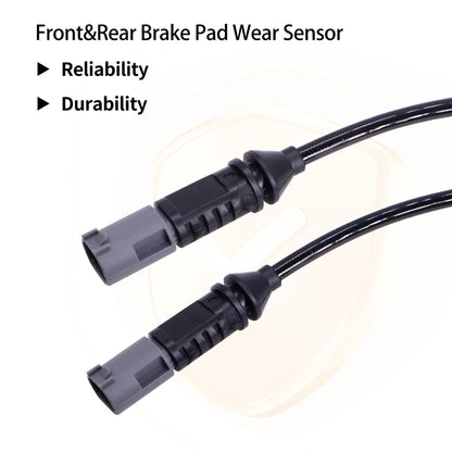 HiSport 34356792289 Front Brake Pad Wear Sensor + 34356792292 Rear Brake Pad Wear Sensor Compatible with BMW 228i 320i 328i 330i 335i,2BWS0277 0841949 PWS290 0841950 084-1950