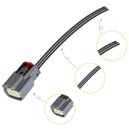 HiSport Ignition Coil Harness Connector WPT1284 Compatible with Ford F-150 2011-2014,Replacement for Ford Explorer F-150 Flex Lincoln MKT Navigator 3.5 V6 Engine Repalce CU2Z-14S411-AFA 2PCS