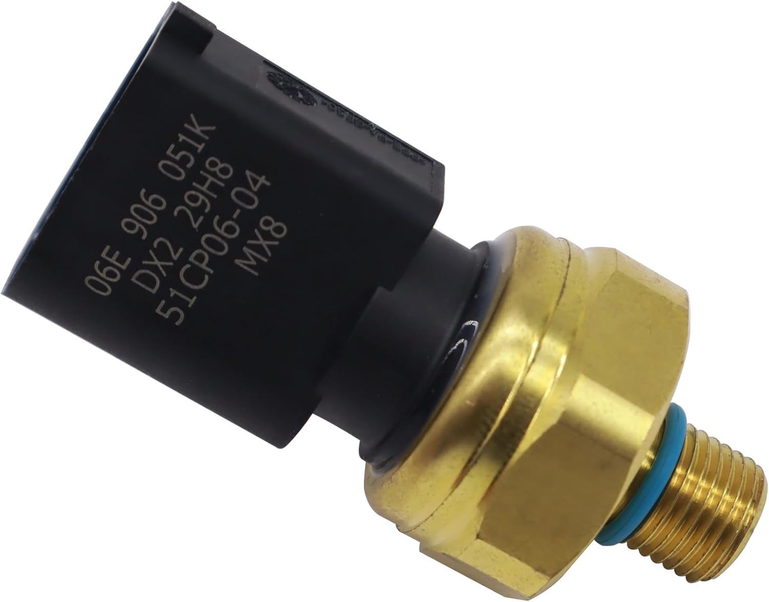 HiSport Fuel Pressure Sensor Switch 06E906051K - Compatible with 2006-2012 Audi A3 A4 A5 A6 Q5 S5 TT 2006-2009 Volkswagen Eos GTI Jetta Passat etc - Fuel Tank Pressure Sensor Replace 51CP06-04