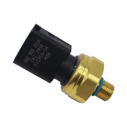 HiSport Fuel Pressure Sensor Switch 06E906051K - Compatible with 2006-2012 Audi A3 A4 A5 A6 Q5 S5 TT 2006-2009 Volkswagen Eos GTI Jetta Passat etc - Fuel Tank Pressure Sensor Replace 51CP06-04