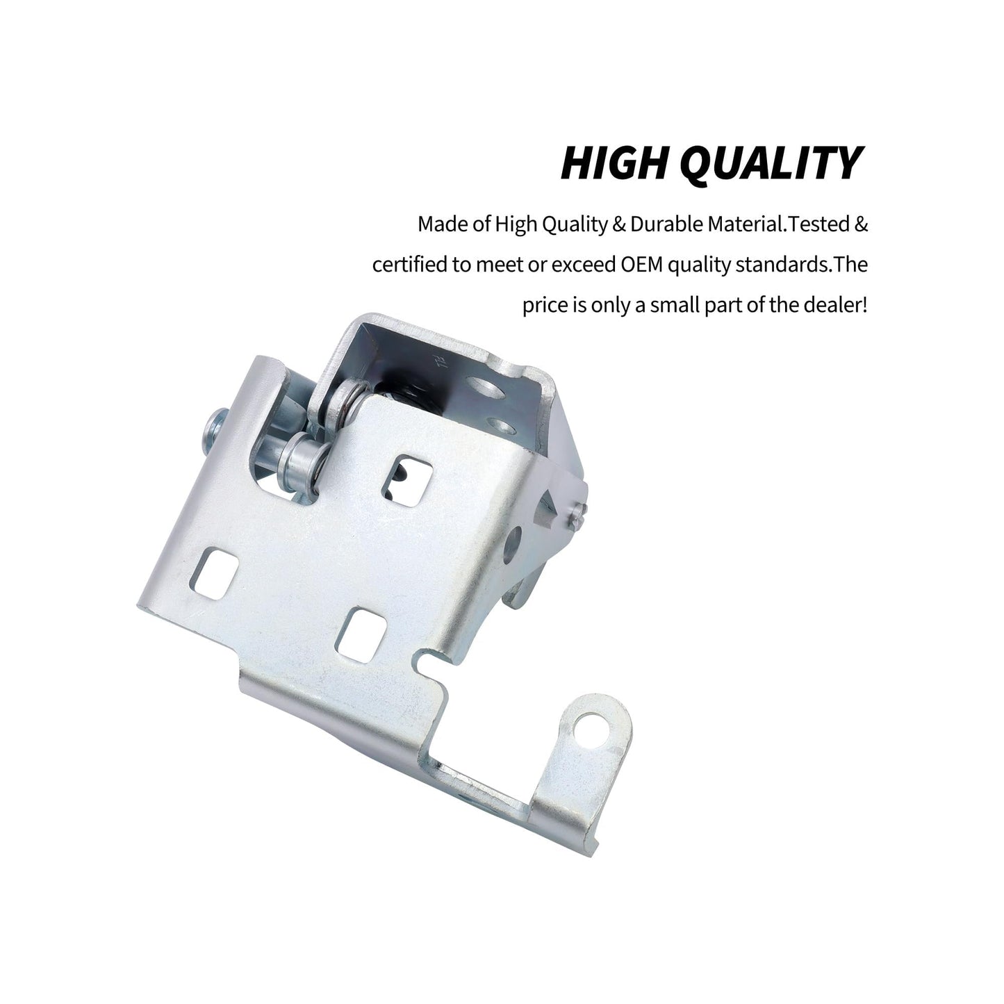 HiSport 20969645 Lower Door Hinge Front Left Driver Side Compatible with Cadillac Escalade Base 2007-2014, Chevrolet Chevy Avalanche 2007-2012, GMC Sierra 1500 Hybrid 2009-2013