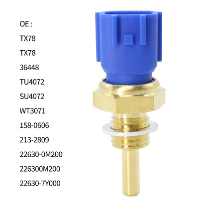 158-0606 Coolant Temperature Sensor Compatible with Infiniti EX35 FX45 G20 25 37 I30 M56 Q50 60 70 QX80, Replacement for Nissan Armada Quest Titan Rogue Sentra Versa Maxima Altima 22630-0M200 TX78