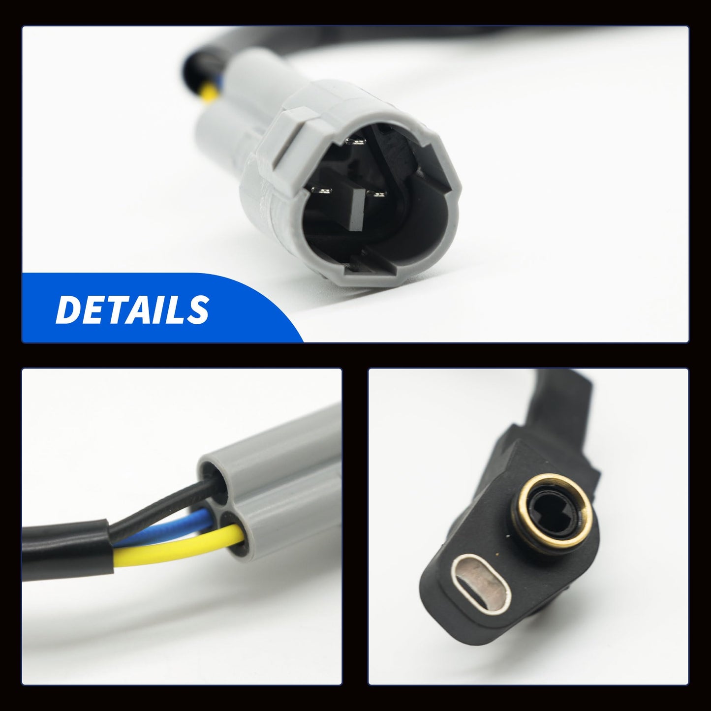 HiSport 1204715 Throttle Position Sensor Compatible with Polaris Ranger 700 800, RZR 800, Sportsman 700 800 850, Scrambler/Sportsman XP 850 Replacement for 2410342