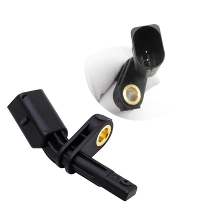 HiSport ABS Wheel Speed Sensor - Front Left Location, Compatible with Audi A3 2006-2016 Q3 TT 2008-2015, Volkswagen Beetle CC EOS Golf Jetta Passat R32 Rabbit Limited 2009-2018 Replacces WHT003857