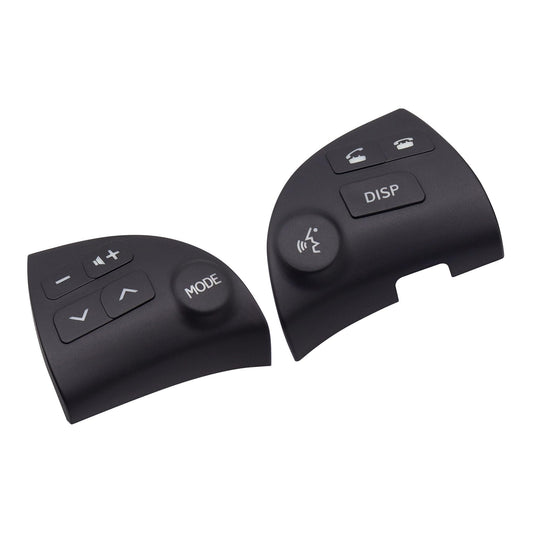 HiSport Steering Wheel Volume Control Switch Button Left and Right - Compatible with Lexus ES350 2006 2007 2008 2009 2010 2011 2012 Replaces 84250-33190-C0