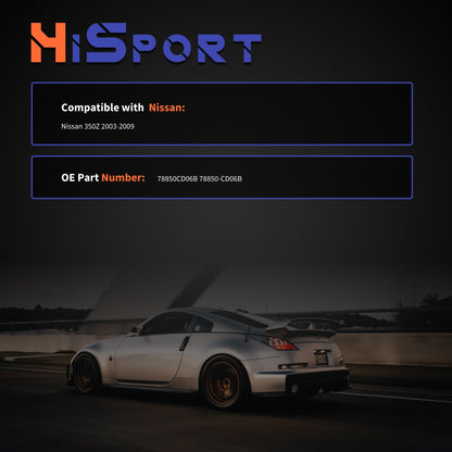 HiSport Fuel Lid Door Lock Latch Actuator 78850CD06B - Compatible with Nissan 350Z 2003 2004 2005 2006 2007 2008 2009