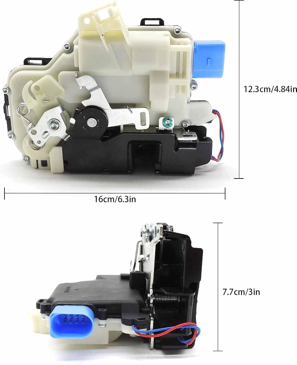 HISports Türschloss Stellmotor Vorne links 3B1837015,Servomotor Kompatibel mit Passat 3B Altea 5P1 Alle Motoren Schrägheck 2006-2013, E.O.S 1F7 1F8 Alle Motoren Cabriolet 2006-2015