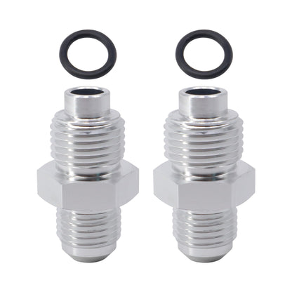 HiSport 6AN to 16mm & 6AN to 18mm Power Steering Fittings with O Rings Bump Tube - Compatible with GM Buick Chevy Cadillac