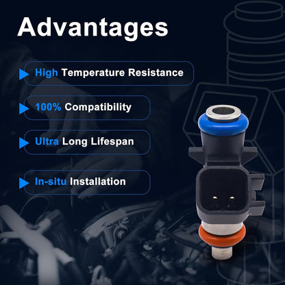 HiSport Fuel Injector 0280158233 5184085AC 1PCS Compatible with Chrysler Dodge Ram Jeep Bosch 3.6L