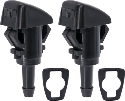 HiSport 5113049AA Windshield Washer Nozzle - Compatible with Chrysler Dodge Jeep Ram 300 PT Cruiser Avenger Charger Durango Grand Caravan H100 Van 2005-2016 - Replace 4805742AB 4805742AC
