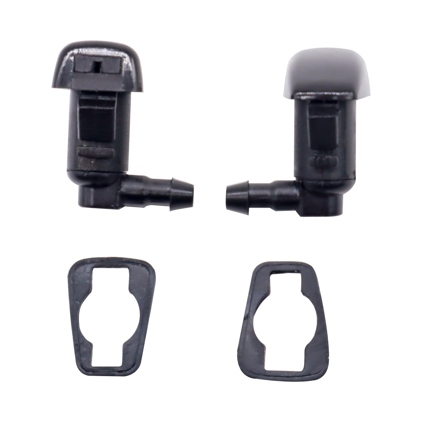 HiSport 8E5Z17603A Windshield Sprinkler Wiper Nozzle - Compatible with 2008-2012 Ford Fusion Compatible with 2008-2012 Lincoln MKZ Compatible with 2008-2011 Mercury Milan (Two Side)