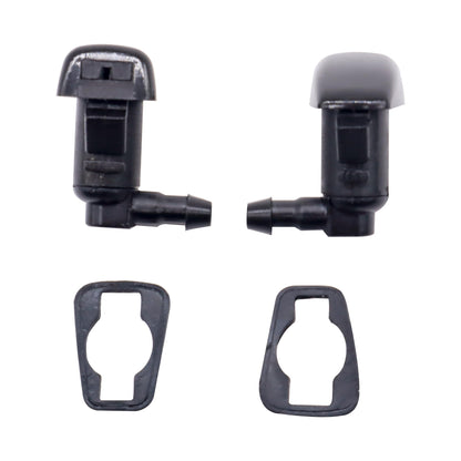 HiSport 8E5Z17603A Windshield Sprinkler Wiper Nozzle - Compatible with 2008-2012 Ford Fusion Compatible with 2008-2012 Lincoln MKZ Compatible with 2008-2011 Mercury Milan (Two Side)