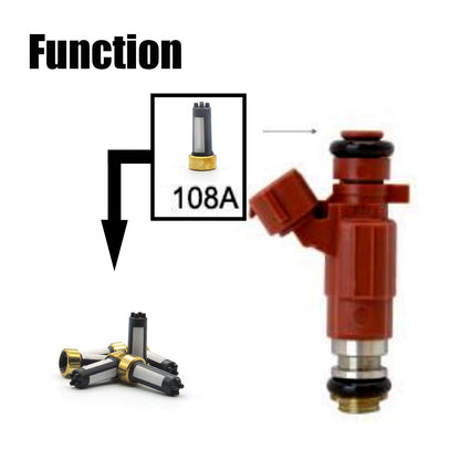 HiSport Fuel Injector Seal Kits Filter Baskets Universal Repair Set CF108A [50 Set]