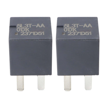 HiSport Relay 5L3T-AA 8T2T-CA 4 Pins 12VDC 20A Automotive Oil Pump Starting Relay Compatible with Ford Lincoln Mercury, 2PCS
