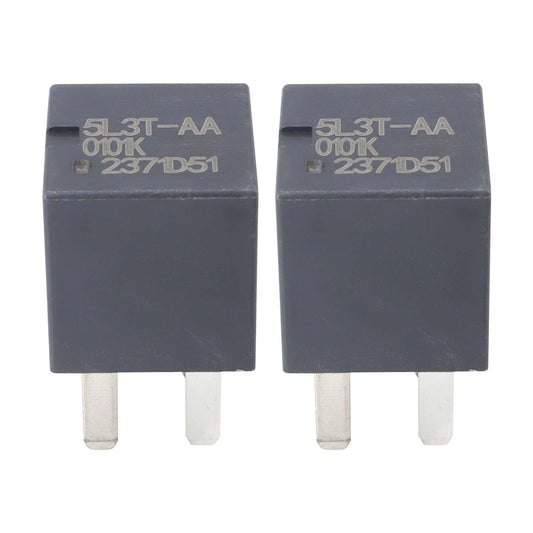 HiSport Relay 5L3T-AA 8T2T-CA 4 Pins 12VDC 20A Automotive Oil Pump Starting Relay Compatible with Ford Lincoln Mercury, 2PCS